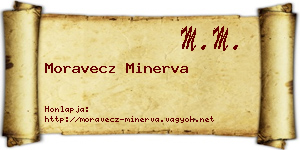 Moravecz Minerva névjegykártya